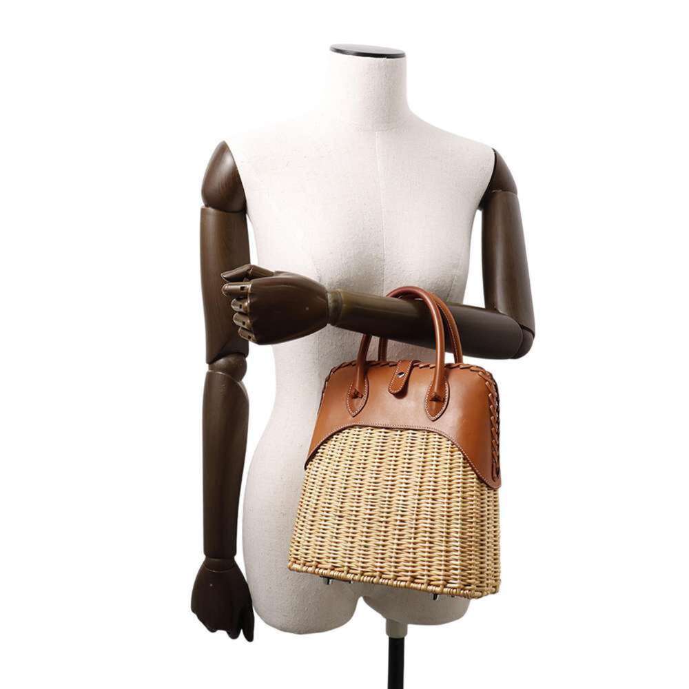 Hermes handbag Bolit Picnic 24 Natural Forb Willow Barenia C stamp - Picture 4 of 14
